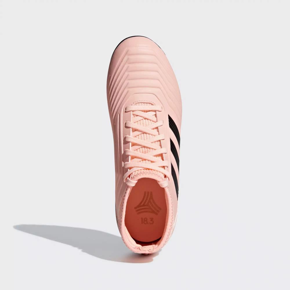 Adidas Predator Tango 18.3 Turf Tenis De Futbol Rosas Para Niño (MX-47418)